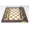 Image 1 : FINELY CARVED ASIAN CHESS SET WITH BOARD