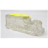 Image 1 : ANTIQUE GLASS CANDY JAR FIRE TRUCK