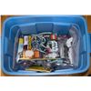 Image 1 : BIN FULL OF VINTAGE LEGO SETS WITH INSTRUCTIONS