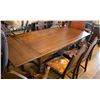 Image 2 : ANTIQUE RESTORED DINING ROOM TABLE WITH CHAIRS