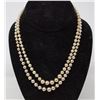 Image 1 : BEADED PEARL STYLE NECKLACE WITH