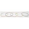 Image 1 : FIVE METAL BANGLE BRACELETS