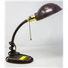 Image 1 : ANTIQUE GOOSE NECK DESK LAMP