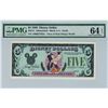 1989 $5 Goofy Disney Dollar PMG 64EPQ