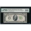 1934 $10 Atlanta FRN PMG 64EPQ