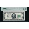 1928A $100 Chicago FRN PMG 58EPQ