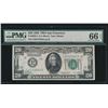 1928 $20 San Francisco FRN PMG 66EPQ