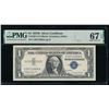 Image 1 : 1957B $1 Silver Certificate PMG 67EPQ