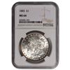 Image 1 : 1885 $1 Morgan Silver Dollar NGC MS64