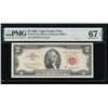 Image 1 : 1963 $2 Legal Tender Note PMG 67EPQ