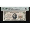 1929 $20 Quakertown PA National PMG 30