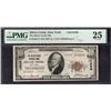 1929 $10 Silver Creek NY National PMG 25