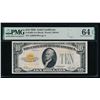 1928 $10 Gold Certificate PMG 64EPQ
