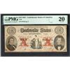 Image 1 : 1861 $10 T-26 Confederate PMG 20