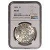 Image 1 : 1890 $1 Morgan Silver Dollar NGC MS63