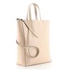 Image 1 : Celine Vertical Cabas Tote Grained Calfskin Small Neutral
