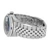 Image 6 : Rolex Mens Stainless Steel Blue String Diamond & Sapphire Datejust Wristwatch