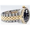Image 3 : Rolex Mens 2 Tone Blue Vignette Diamond & Sapphire 36MM Datejust