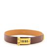 Hermes Collier de Chien Belt Leather Wide Brown