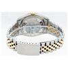Image 8 : Rolex Mens 2 Tone Black String Diamond & Ruby 36MM Datejust Wristwatch