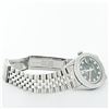 Image 9 : Rolex Mens Stainless Steel Black String Diamond 36MM Datejust