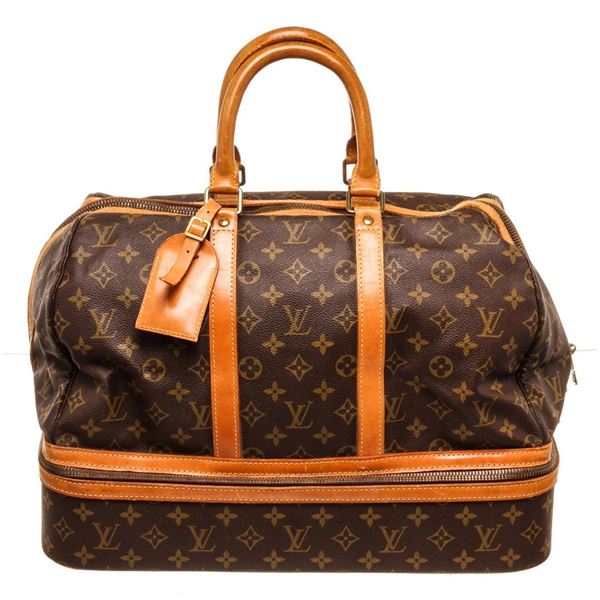 Louis Vuitton Brown Monogram Canvas Sac Sports Travel Bag