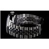 Image 8 : Rolex Mens Stainless Steel Gray Diamond & Ruby Datejust Wristwatch