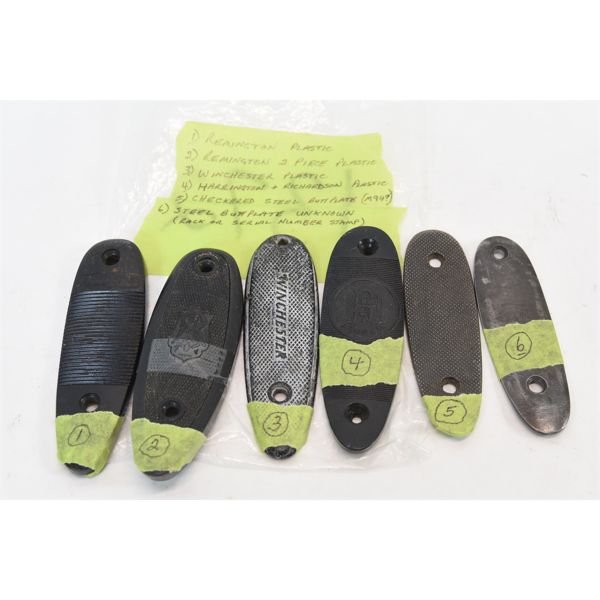 6 Assorted Butt Pates