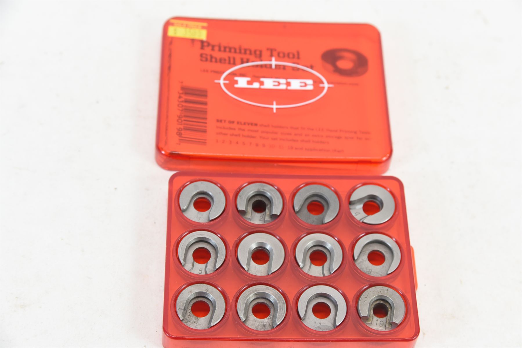 Shell Holder Guide Lee Priming Tool Shell Holder Set of 12 w/ Chart