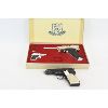 Image 1 : Non-Working Cap Gun & Lone Star Luger Presentation Set w/ Missing Badge