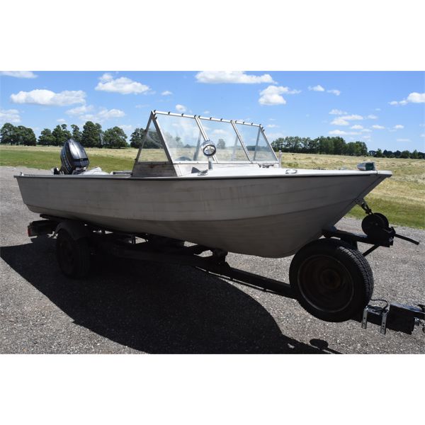 Mirro Craft Aluminum Boat & Motor