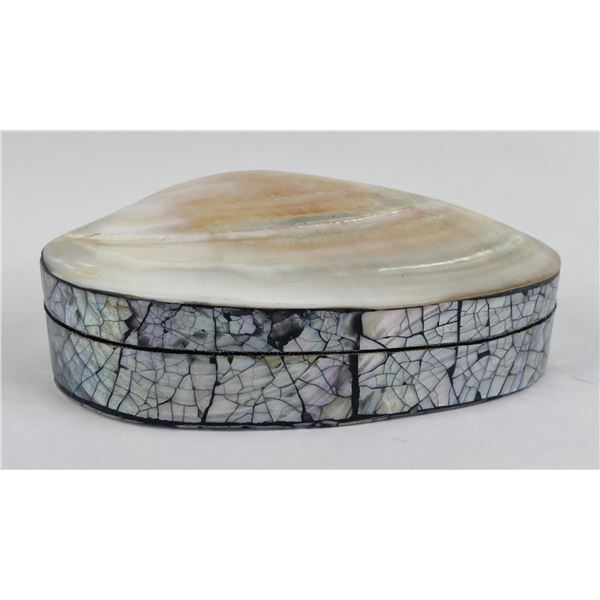 Sea Shell Trinket Box made in Bali