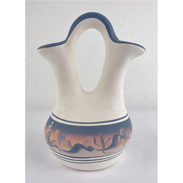 1968 Navajo Pottery Wedding Vase