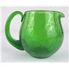 Image 1 : Mid Century Blenko Glass Green Pitcher