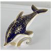 Image 1 : Royal Crown Derby Porcelain Dolphin Paperweight