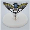 Image 1 : Sterling Silver Inlaid Butterfly Brooch