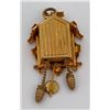 Image 2 : 14k Gold Cuckoo Clock Charm