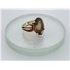 Image 1 : 14k Gold Smokey Quartz Ring