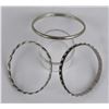 Image 2 : Collection of Sterling Silver Bangle Bracelets