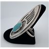 Image 2 : Sterling Silver Navajo Turquoise Bear Ring