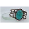 Image 1 : Sterling Silver Navajo Turquoise Bracelet