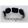Image 2 : Sterling Silver Abalone Link Bracelet
