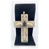 Image 1 : Navajo Nickel Silver and Jet Cross