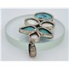 Image 3 : Sterling Silver Turquoise Mother of Pearl Necklace