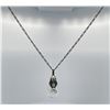 Image 1 : Sterling Silver Turquoise Quartz Necklace