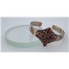 Image 1 : Sterling Silver Garnet Bracelet