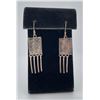 Image 2 : Sterling Silver Zuni Turquoise Earrings