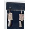 Image 3 : Sterling Silver Zuni Turquoise Earrings