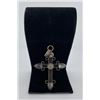 Image 1 : Sterling Silver Labradorite Cross Necklace Pendant