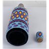 Image 7 : Montana Crow Indian Beaded Wine Bottle